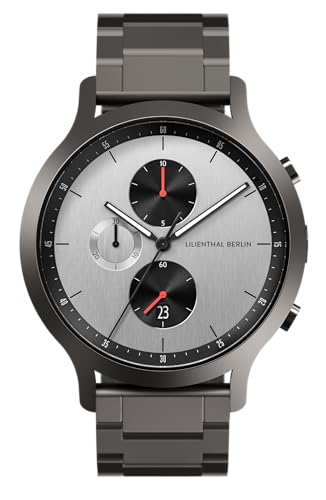 Preisvergleich Produktbild Lilienthal Berlin, Chronograph Circuit mit Armband Metal Antrazith