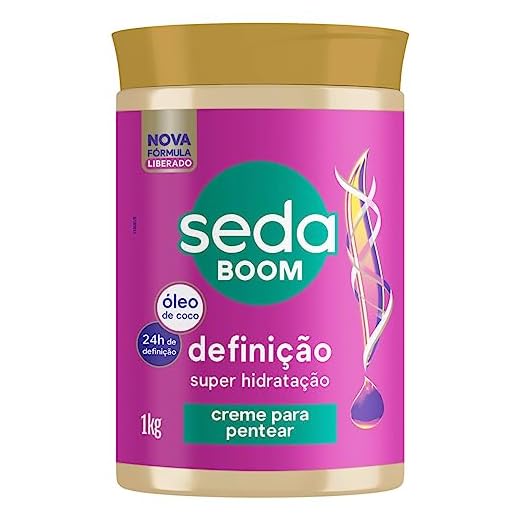 Seda Creme Para Pentear Boom Definição Pote 1Kg