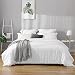 Precious Star Linen Hotel Quality 800 Thread Count Egyptian Cotton 3pc Duvet Cover Set Zipper Closer Oversized Super King Size (120" x 98") With Corner Ties (White Solid)