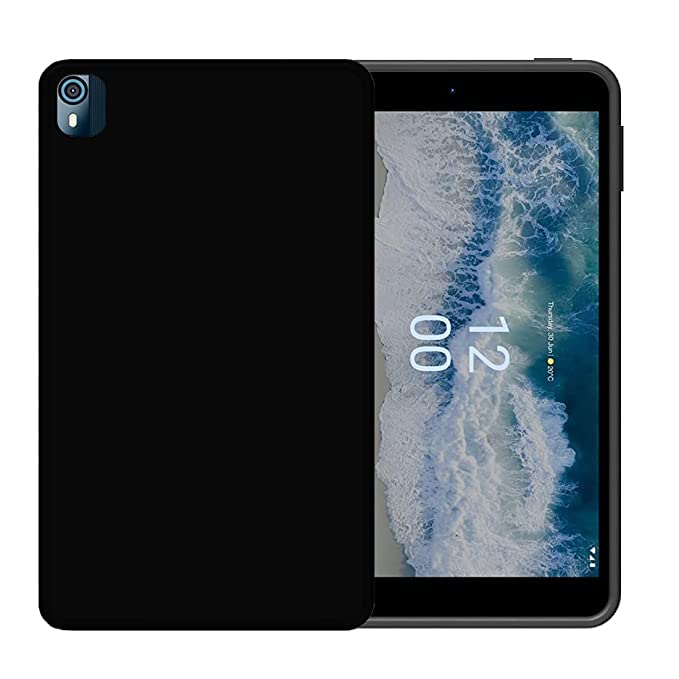 The Little Shop Creation Soft Silicon Back Case Cover For Nokia Tab T10 8 Inch Tablet Ta-1472 ||Flexible Tpu Case ||Classic Black ||Shockproof || (B0BLNB43Q5) Amazon Price History, Amazon Price Tracker