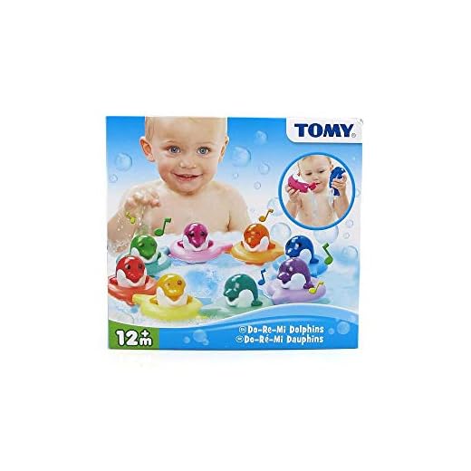 Tomy Toomies Do Re Mi Dolphins Baby Bath Toy , Educational And Musical Toy For Toddlers , Kids Bath Toys Suitable For Boys &Amp; Girls 1, 2 &Amp; 3 Years