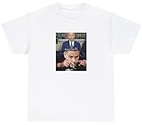 Repeat The Line T Shirt Funny Political FJB Joe Biden Hunter Biden Cocaine Republican Meme Humor Tee (White, 2XL)