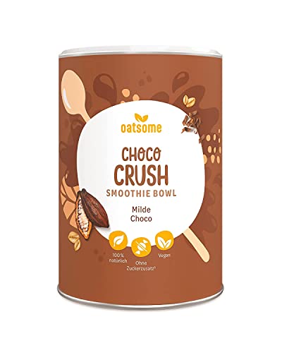 OATSOME® Choco Crush | Smoothie Bowl Mit Mildem Kakao & Cremigem Hafer | 100% Natürlich, Vegan & Ohne Zuckerzusatz + Zusatzstoffe | Einfache Zubereitung | Frühstück & Snack | Gefriertrocknung | 400g