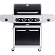 Barbecook Gasgrill Schwarz mit 4 Brennern