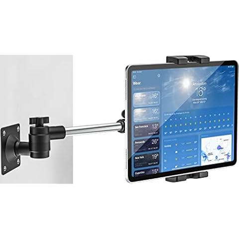 Woleyi Wall Mount Tablet Holder with 360° Arm Cover