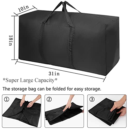 Vioetry Extra Large Moving Bags With Strong Zippers & Carrying Handles, Storage Bags Storage Totes For Clothes thumb #1