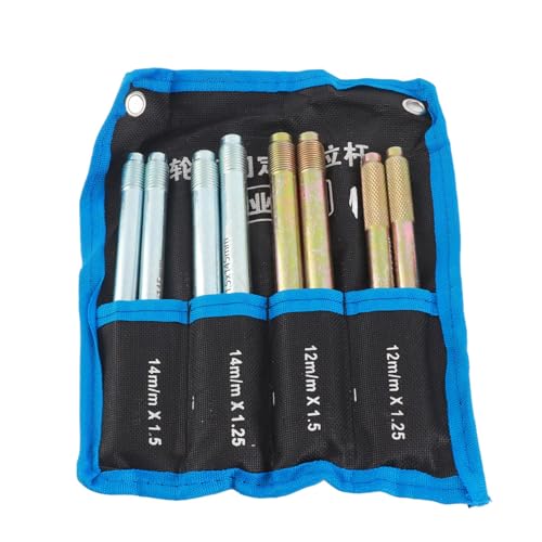 8Pcs Wheel Hanger Set: for Psa Cars, Metal Wheel Stud Pin Hangers with 4 Sizes (12mm & 14Mm) for Tire Alignment