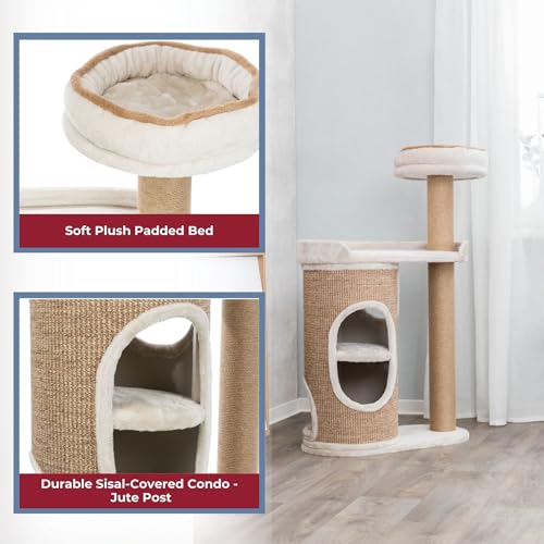 Torre para gatos Trixie Falco 46 pulgadas con rascadores miniatura 5