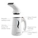 Pure Enrichment PureSteam Portable Fabric Steamer - Handheld Travel Garment Steamer Removes Wrinkles & is Safe on All Fabrics - Fast-Heating, Lightweight, Auto Safety Shut-Off, & Long Cord (White)