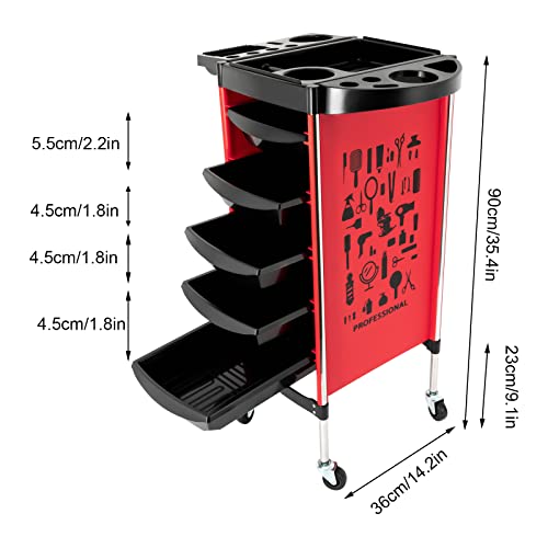 Chariot de rangement avec roulettes pour optimiser l'espace du salon