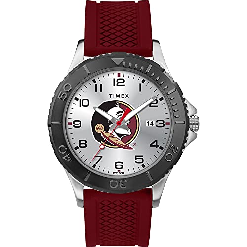 Image of Timex Tribute Men's Collegiate Gamer 42mm Watch - Georgia Bulldogs with Black Silicone Strap