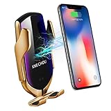 KMI CHOU R2 Wireless Car Charger,Automatic Clamping IR Intelligent Wireless Car Charger Mount - Car Charger Holder 10W Fast Charging for iPhone Xs Max/XR/X/8/8Plus Samsung S10/S9/S8/Note 8