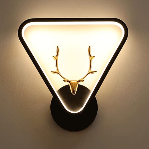 Lámpara de pared triangular para eliminar espacios oscuros en dormitorios 8