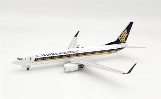 JFOX 737-800 Singapore Airlines 9V-MGA with Stand Limited Edition 1/200 DIECAST Aircraft Pre-Built Model