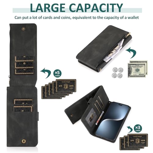 Coque Honor Magic 7 Pro Asuwish Noir pour vos déplacements - 6