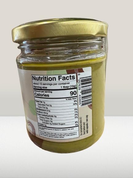 Pistachio Gianduia Spread 7.05 oz (200g) – Luscioux – Pack of 2 Spreadable Creams from Italy