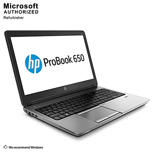 Hp Probook 650 G1 15 Inch Business Laptop, Intel Core I5-4210M Up To 3.2Ghz, 16G Ddr3, 256G Ssd, Dvd, Dp, Vga, Windows 10 Pro 64 Bit-Multi-Language Supports English/Spanish/French(Renewed) #TOP1