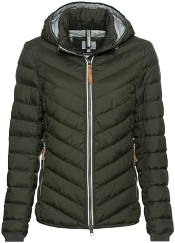 camel active Damen Steppjacke aus recyceltem Polyester