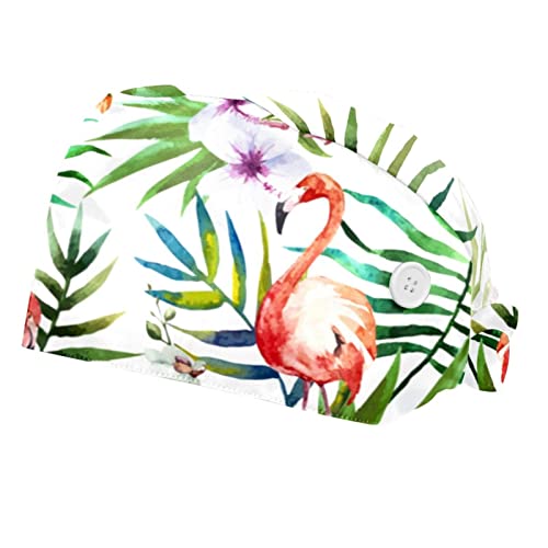 Chapeaux bouffants 2PCS ajustables avec bandeau anti-transpiration pour femmes et hommes