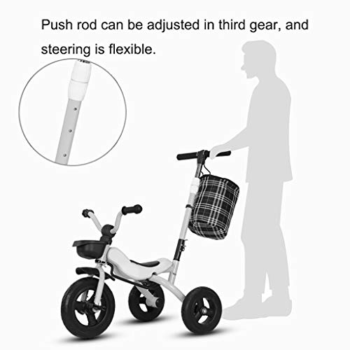 GYF Kinder Trike Kinder Dreirad Dreirad Kinder Multifunktions Dreirad mit einem Knopf Falten 2-6 Jahre alt Baby Outdoor… – Bild 3