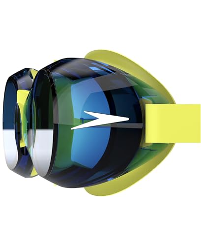 Image of Speedo Unisex Kids Jet 2.0 Anti-Fog UV Protection Swim Goggles (Age Range - 6-14 Years) - Yellow
