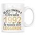 Tazza Idea Regalo per compleanno 1992 La vita comincia a trenta la nascita delle leggende, festa dei 30 anni (Bianco, Ceramica)