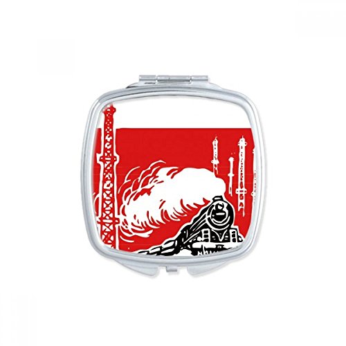 Miroir de maquillage compact idée cadeau mignon illustré - 2