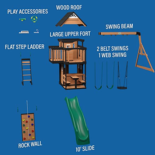 Backyard Discovery 1803022B Canyon Creek All Cedar Wood Swing Set thumb #8