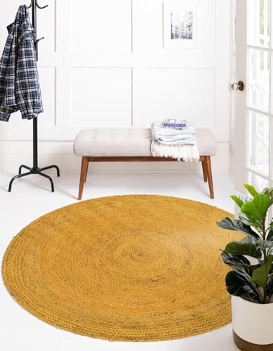 Alfombras Redondas Grandes Yute Marca Trademoon