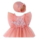 Accesorios multiusos para fotos de bebé: a pesar de los accesorios para fotos, el traje de encaje también es aplicable para varias ocasiones, fiestas de baby shower, fiestas de nacimiento y fiestas de celebración mensual. Vístete bien para tomar grandes fotos, ahorra el momento del tesoro y comparte el crecimiento de tu bebé con tu familia.