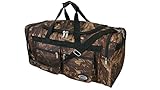 'E-Z Roll' 25 Inch Tree Camouflage Duffle Bag/Outdoor/Sports/Gym/Travel Bag in 5 Colors (Black Trim)