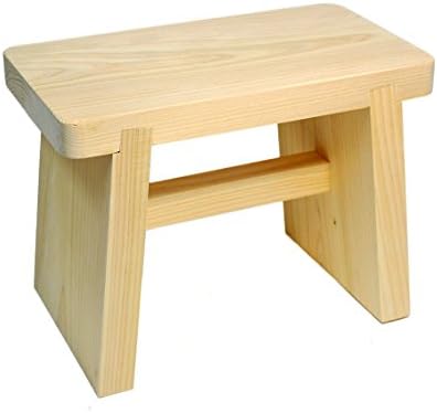 Hinoki Pure Wood Medium Size Bath Stool H200 Type