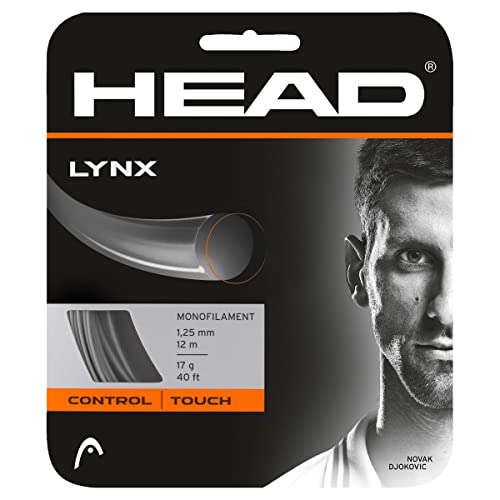 HEAD Lynx Set Tennis-Saite, Anthrazit, 1.25 Mm / 17 g