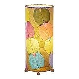 Eangee Home Design Butterfly Table Lamp Multi Shade made of Real Alibangbang Leaves 7 Inches Length