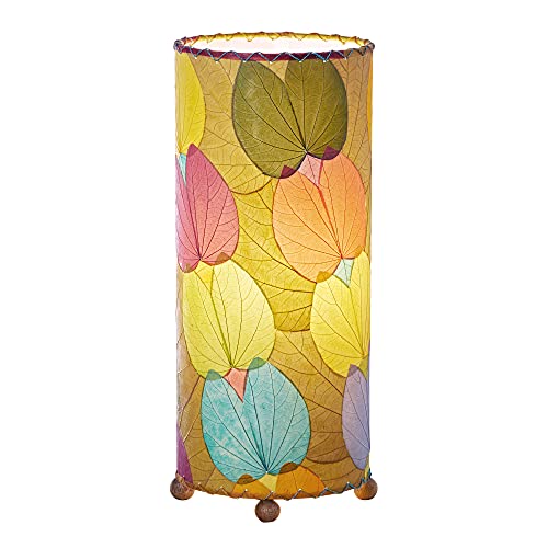 Eangee Home Design Butterfly Table Lamp Multi Shade Made Of Real Alibangbang Leaves 7 Inches Length X 7 Inches Width X 17 Inches Height (479 M) #TOP7