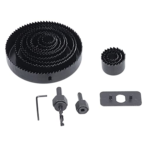 Kit de 16 taladros de corona para madera y plástico miniatura 4