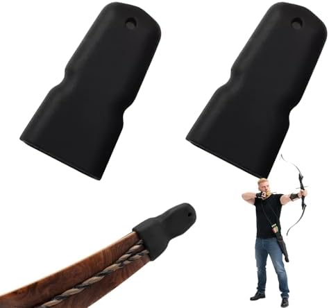 Recurve Bow Tip Protector, Archery Accessories for Recurve Bow & Longbow, Longbow Tip Guard, Bow Hunting Accessories