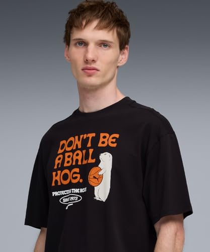 PUMA T shirt de basketball décontracté Junior Varsity II Homme Vêtements - vue 4