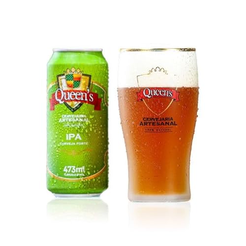 Cerveja Queens IPA 473 ml - KIT com 12 unidades