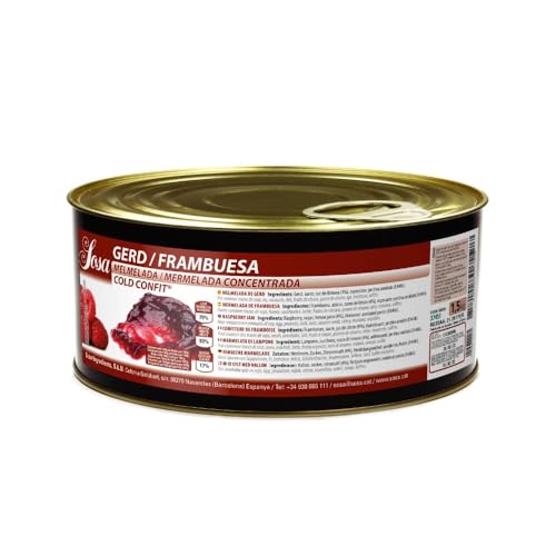 SOSA Mermelada Frambuesa Cold Confit® - Formato 1.5kgs - Uso professional