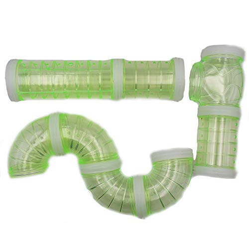 zfdg Hamster buizen transparant, DIY Hamster Tunnel, Hamster Pipe Toy, Hamster Transparante Pijp Toy, Hamster Tunnel Toy… - Image 7