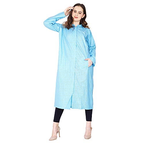 Image of Trendy Women's /Girl Rain Coat /Rain Wear (Along with Cap) Absolute Comfortable and Made with 100% Water Proof Material.