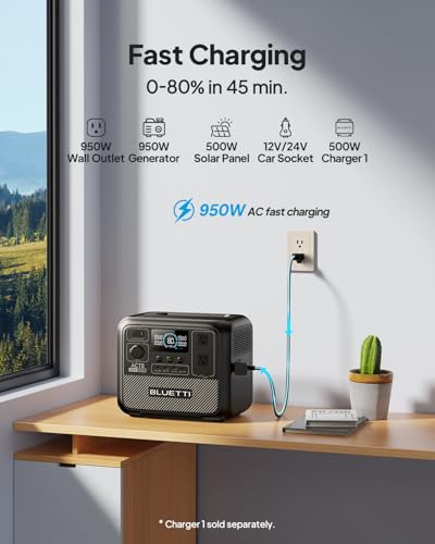 BLUETTI AC70 Portable Power Station, 768Wh Solar Generator w/ 2 1000W AC Outlets (Power Lifting 2000W), 100W Type-C, LiFePO4 Battery Backup for Road Trip, Off-grid, Power Outage (Solar Panel Optional) 6 AI VOLT Generator Website 41KM0GVS4rL. SL500 AI VOLT Generator Website