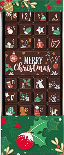 Weibler Confiserie Tafel Adventskalender klassisch Zartbitter 70 g