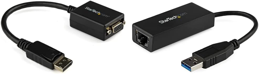 Amazon.com: StarTech.com DisplayPort to VGA Adapter & USB 3.0 to