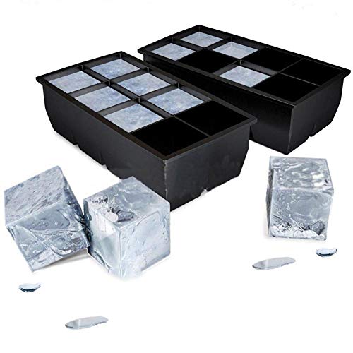 Molde de silicona para hielo Mayata 8 cubos 19.8x10.4x4.5 cm miniatura 1