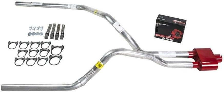 Truck Exhaust Kits - DIY dual exhaust system 2.5 pipe Cherry Bomb Extreme