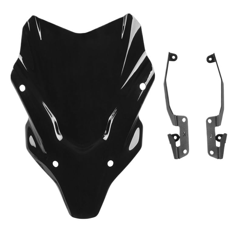 Moins de turbulences avec l'extension pare-brise moto pour MT07 2021-2024
