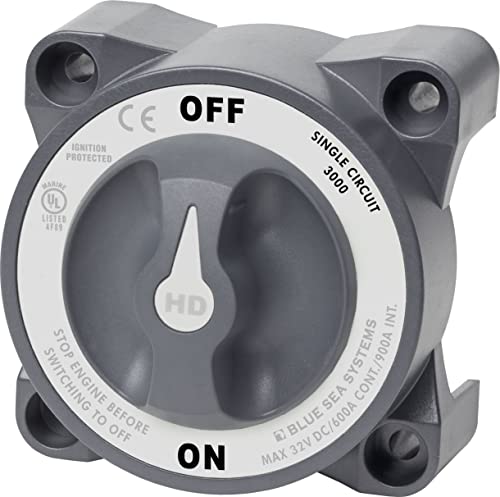 Blue Sea 3000 HD-Series Battery Switch Single Circuit ON/OFF