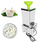 PreAsion 110V Garlic Peeler Machine Electric Automatic Powerful Garlic Peeling Machine 304 Stainless steel 25KG/H Garlic Clove Peeler for Kitchen/Hotel